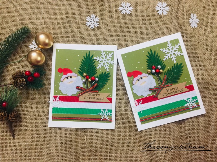 Thiệp Ông già Noel Giáng Sinh